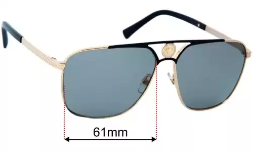 Versace MOD 2238 61mm Replacement Lenses